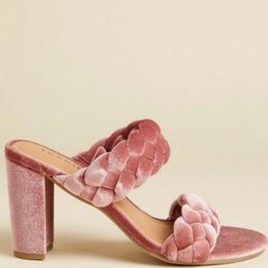 Torrid Pink Faux Velvet Heels | Size 8 WW - NWT